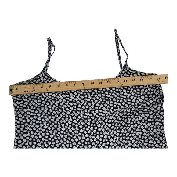 Reformation Jeans Black & White Daisy Floral Print Midi Dress Women's Size Small - Picture 9 of 11